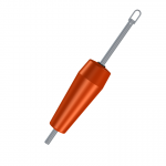 Flytboj smal 40 L 54 mm med ten